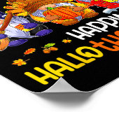 Poster Halloween Thanksgiving Noël Joyeux Hallothanks (Coin)