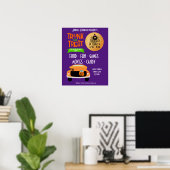 Poster Halloween thème événement trunk ou traiter (Bureau à domicile)