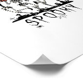 Poster Halloween Tis The Season To Spooky Dancing Skeleto (Coin)