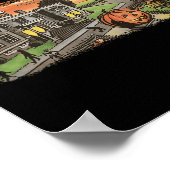 Poster Halloween Town EST 1998 Halloween Party Cute Hallo (Coin)