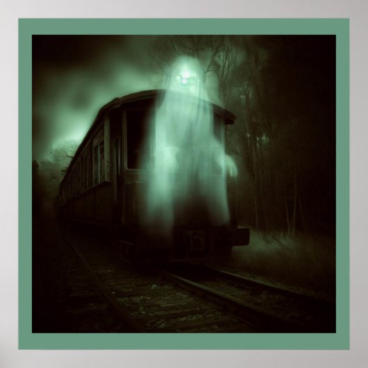Poster Halloween - Train hanté 2 (Devant)