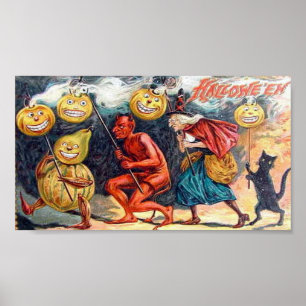 Poster Halloween très effrayant