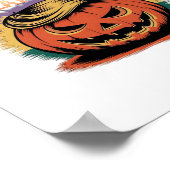 Poster Halloween Trumpkin Design (Coin)