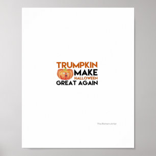 Poster Halloween Trumpkin Funny - Costume Maga Classique