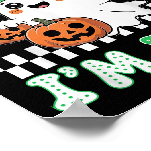 Poster Halloween Two Birthday Boo Im Two Groovy Birthday (Coin)