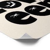 Poster Halloween Typography (Coin)