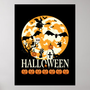 Poster Halloween un monde où il ya des octobre