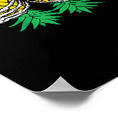 Poster Halloween vers le haut vers le bas de l'ananas squ (Coin)