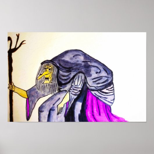 POSTER HALLOWEEN VIEUX HAG (Devant)
