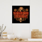 Poster Halloween vintage (Cuisine)