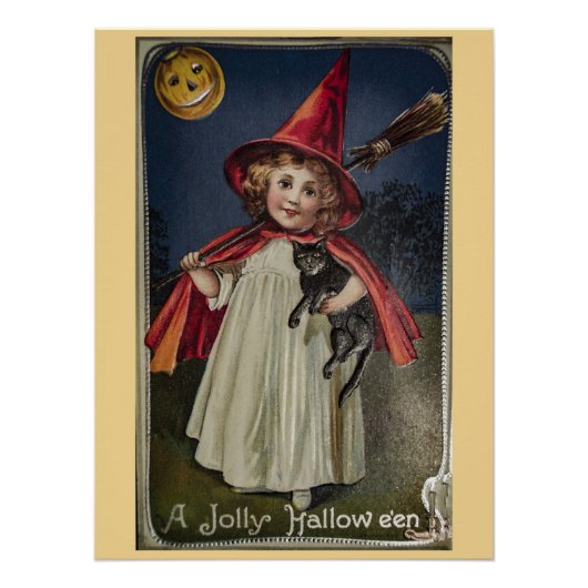 Poster Halloween vintage (Devant)