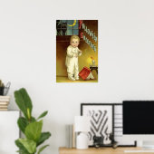 Poster Halloween vintage par Ellen Clapsaddle, Histoire d (Bureau à domicile)