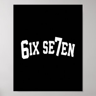Poster Halloween Viral Internet Six Seven Mème 67 Sports