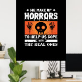 Poster Halloween We Make up Horrors (Bureau à domicile)