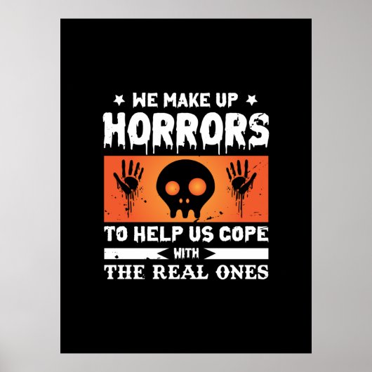 Poster Halloween We Make up Horrors (Devant)