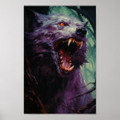 Poster Halloween Werewolf (Devant)