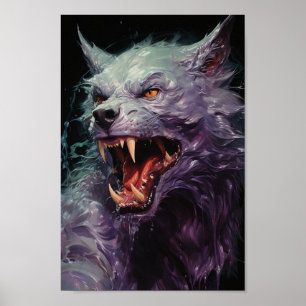 Poster Halloween Werewolf