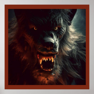 Poster Halloween - Werewolf 3