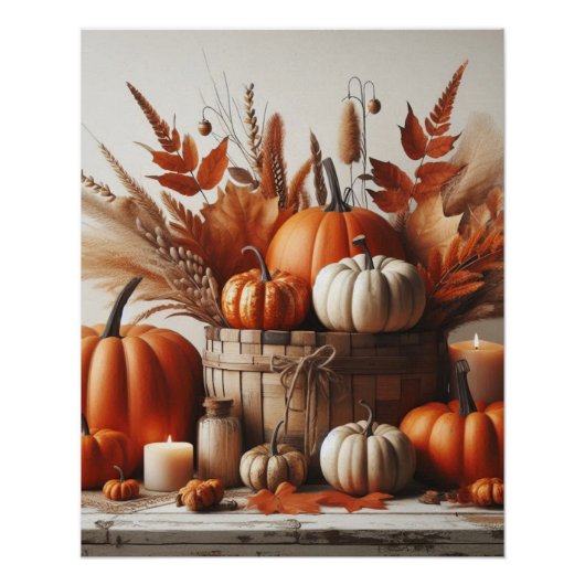 Poster Halloween White Campagne (Devant)