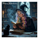 Poster Halloween Witch (Devant)