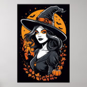 Poster Halloween Witch (Devant)