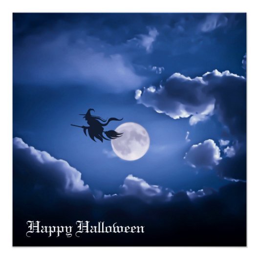 Poster Halloween Witch (Devant)