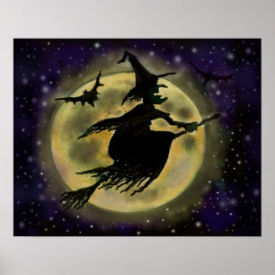 Poster Halloween Witch
