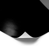 Poster Halloween Witch Citrouille Chat noir Votre texte (Coin)