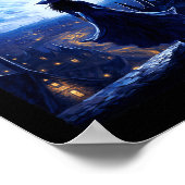 Poster Halloween Witch Starry Night Van Gogh Aesthétique  (Coin)