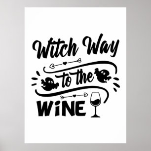 Poster Halloween Witch Way
