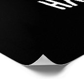 Poster Halloweenie Funny Saucisse Chien Pun Dark BG (Coin)