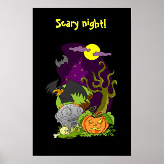 Poster Hallowen Trick ou Treat?