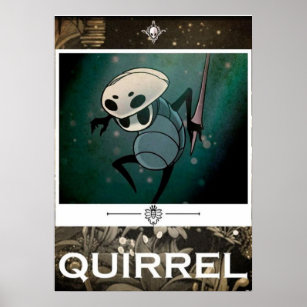 Poster Hallownest - Quirrel