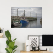 Poster Hall's Harbour Print (Bureau à domicile)