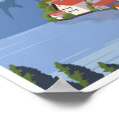 Poster Hallstatt Autriche (Coin)