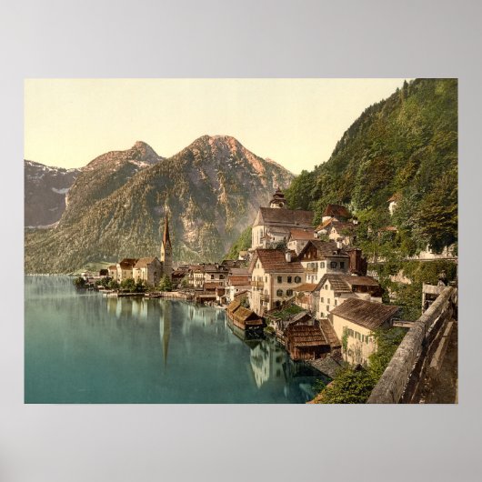 Poster Hallstatt Autriche (Devant)
