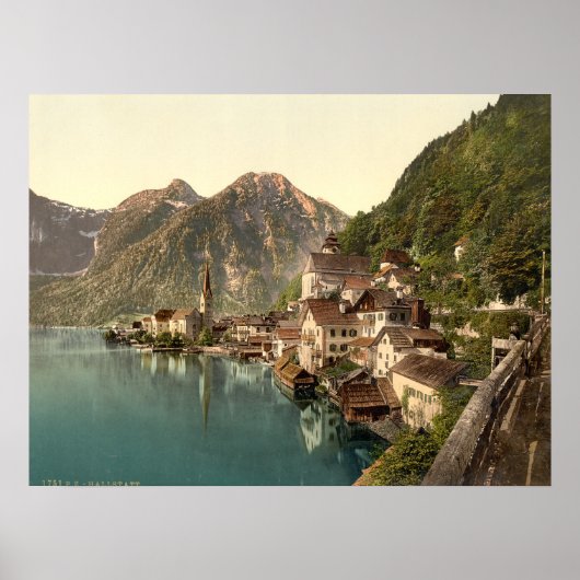 Poster Hallstatt Autriche (Devant)