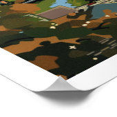 Poster Hallstatt, Autriche Vintage (Coin)