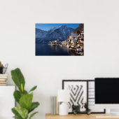 Poster Hallstatt enneigé en hiver (Bureau à domicile)