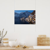 Poster Hallstatt enneigé en hiver (Cuisine)