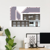 Poster Hallway du navire perdu (Bureau à domicile)