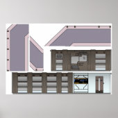 Poster Hallway du navire perdu (Devant)