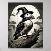 Poster Hallween Puffin (Devant)