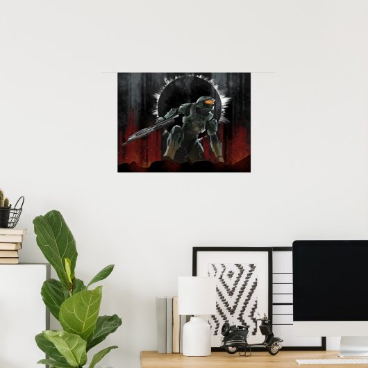 Poster Halo (Bureau à domicile)
