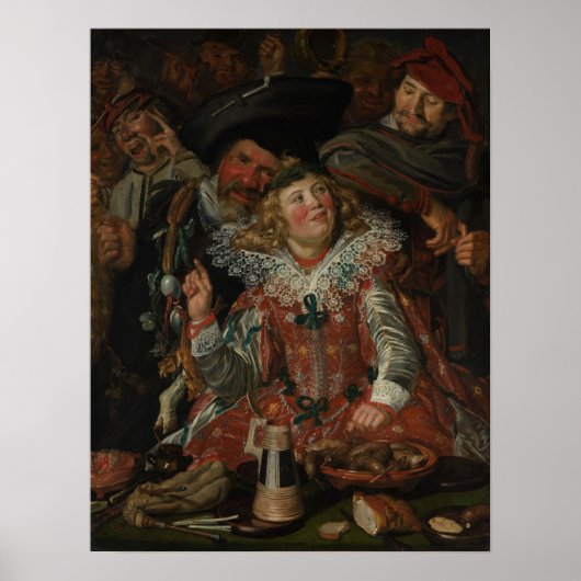 Poster Hals - Merrymakers À Shrovetide (Devant)