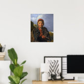 Poster Hals - Pêcheur (Bureau à domicile)