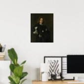 Poster Hals - Portrait D'Un Homme (Bureau à domicile)