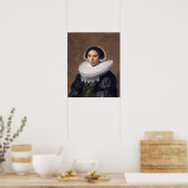 Poster Hals - Portrait d'une femme (Cuisine)