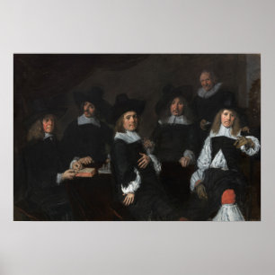 Poster Hals - Régents de l'hospice des vieillards