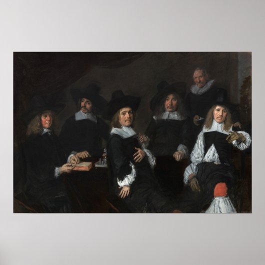 Poster Hals - Régents de l'hospice des vieillards (Devant)